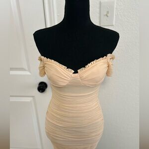 Windsor Strapless Nude Dress